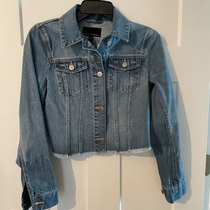 NWT Banana Republic cropped denim jacket xs